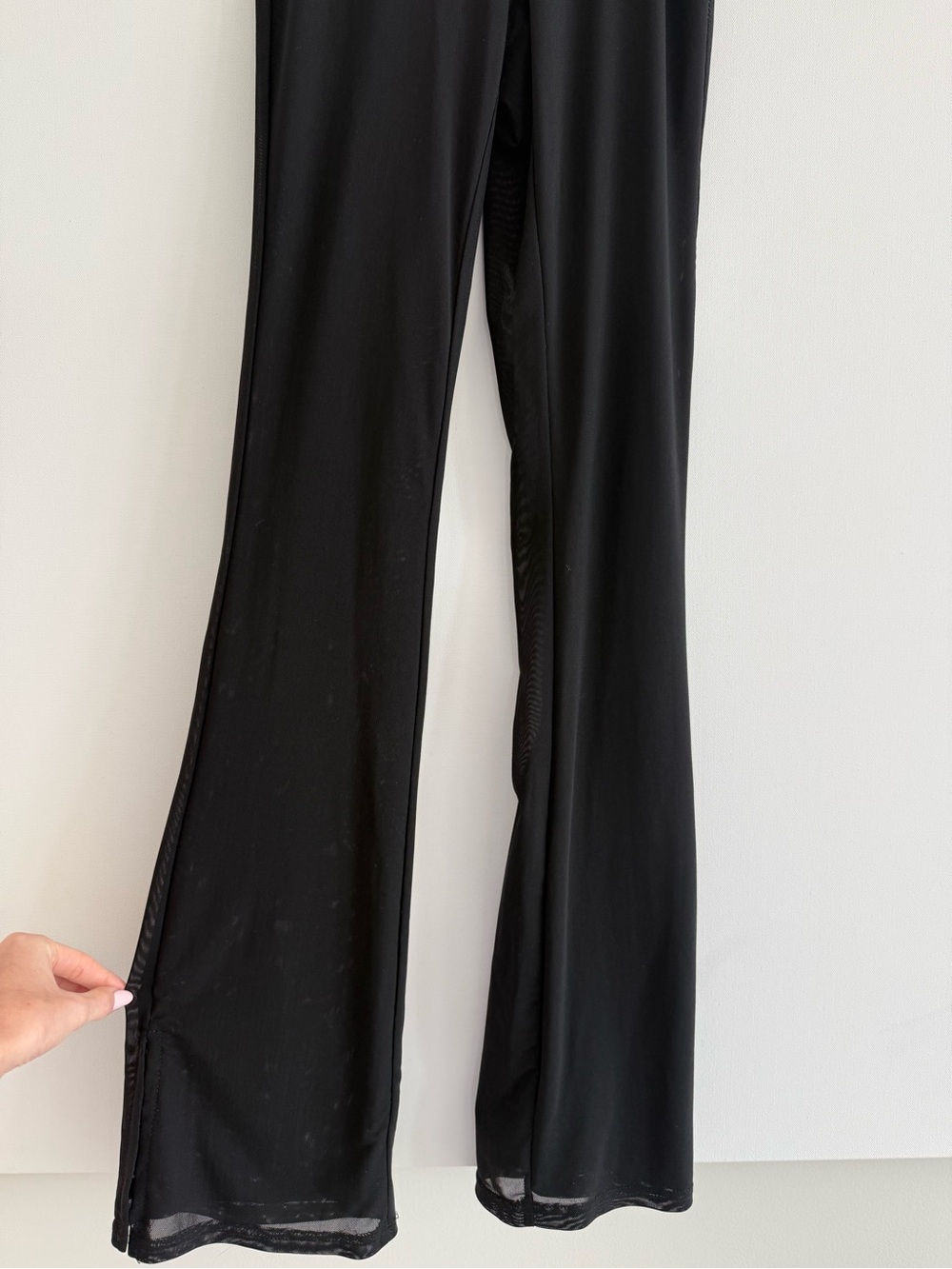 Tiger Mist Black High-Waist Pants